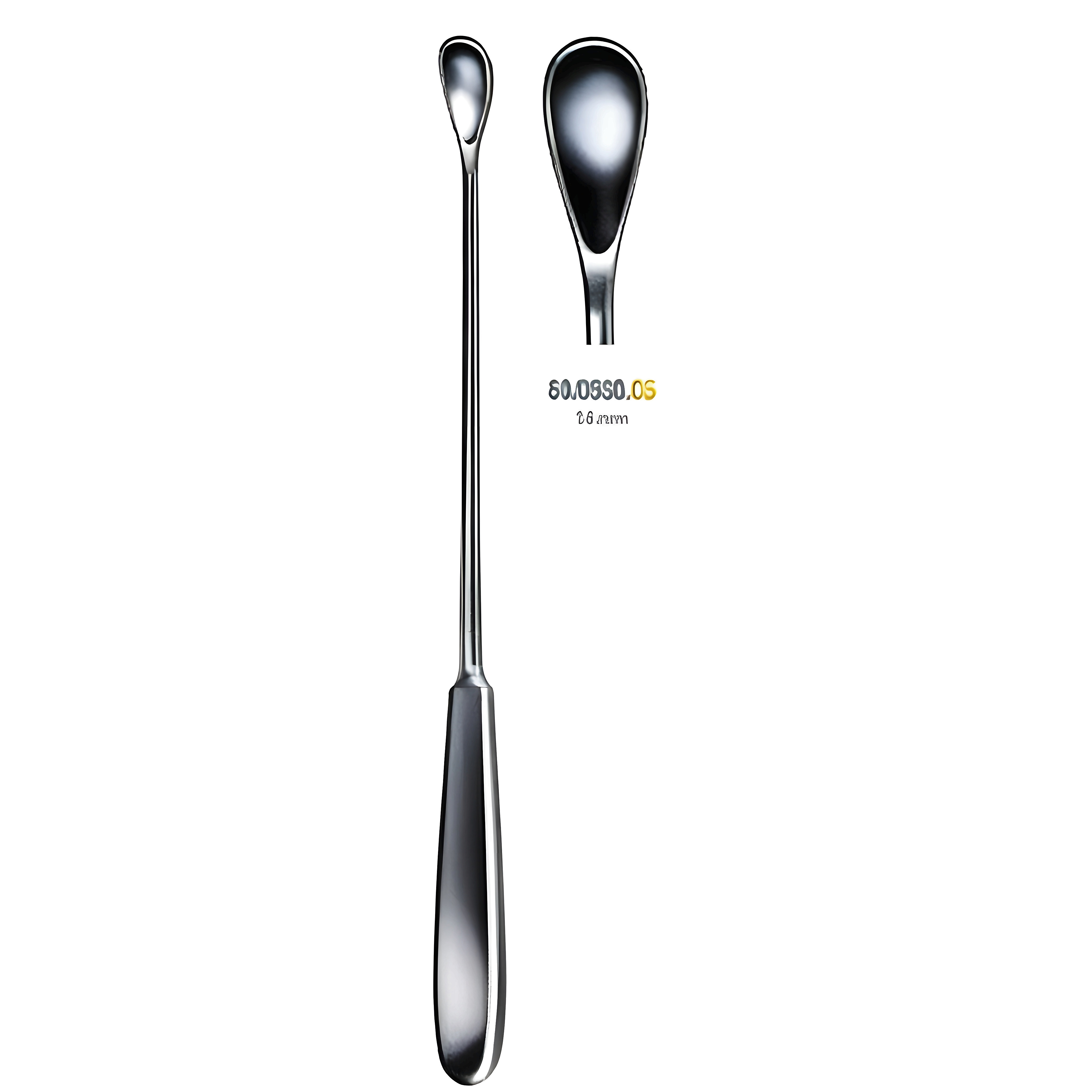 Gourdet Uterine Scoop blunt 14mm, 28cm
