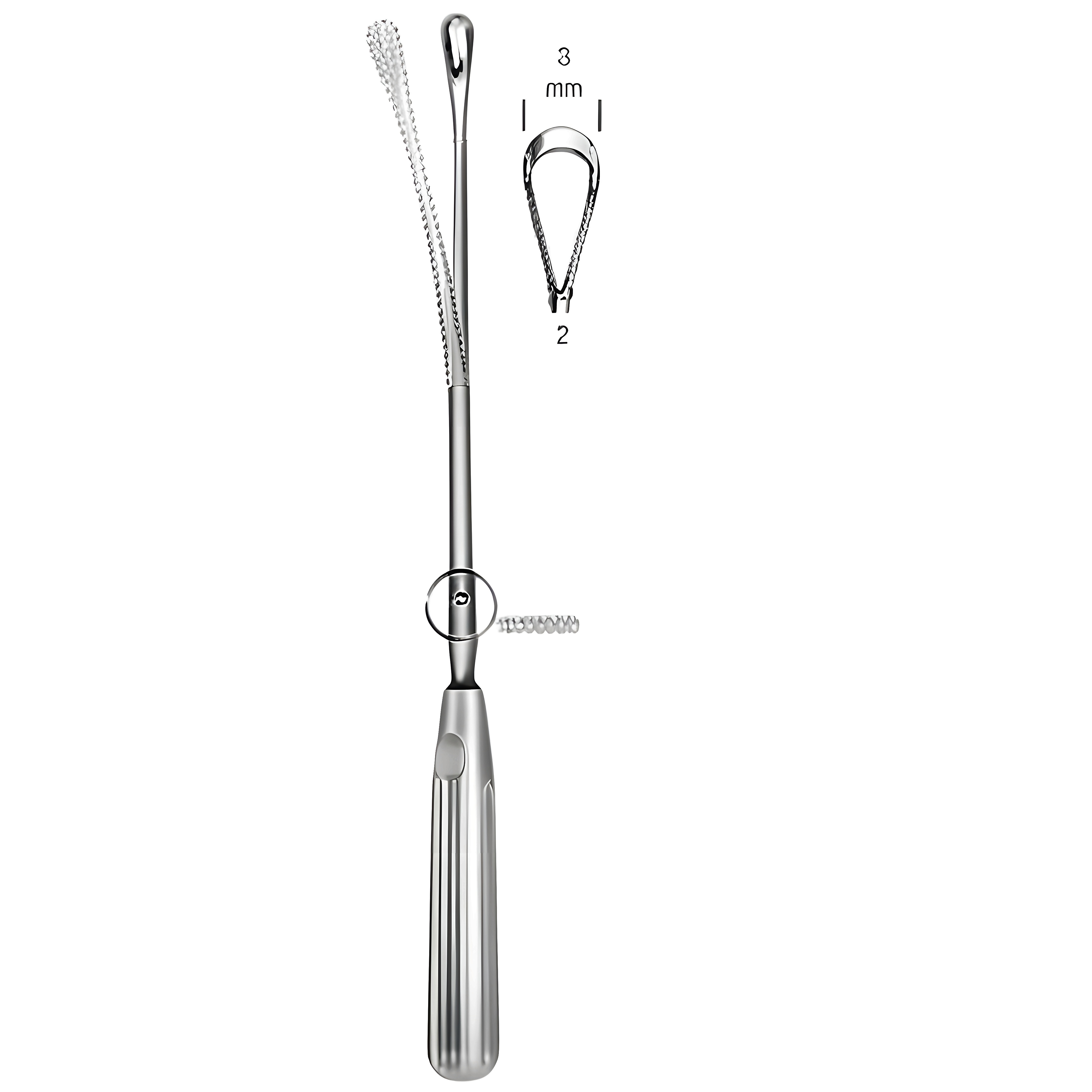 Sims Uterine Curette mal. bl 8mm 31cm Fig.2