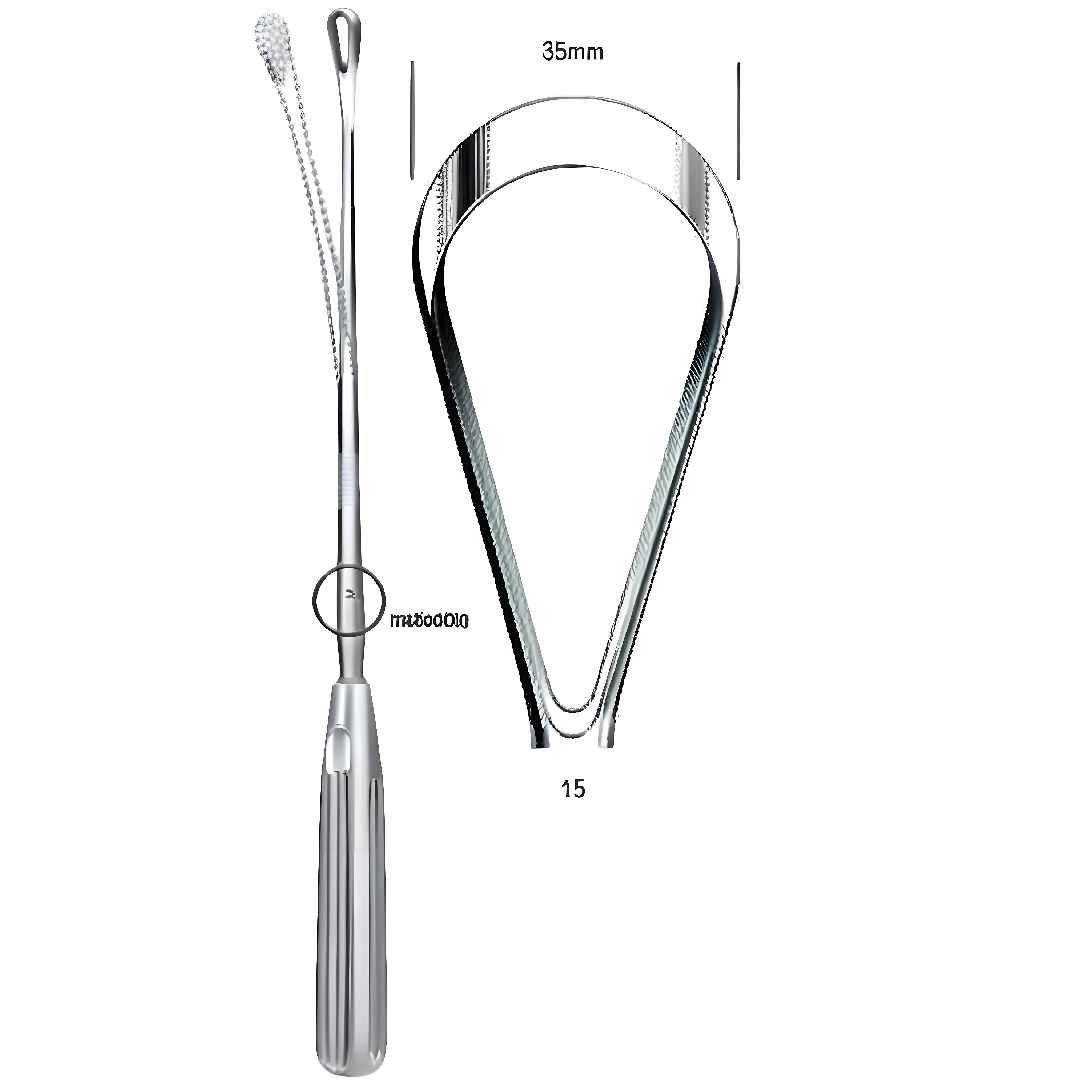 Sims Uterine Curette mal. bl 35mm 31cm Fig.15