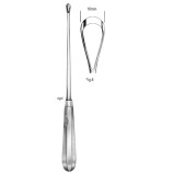Recamier Curette rigid sh 16mm, 31cm Fig.8