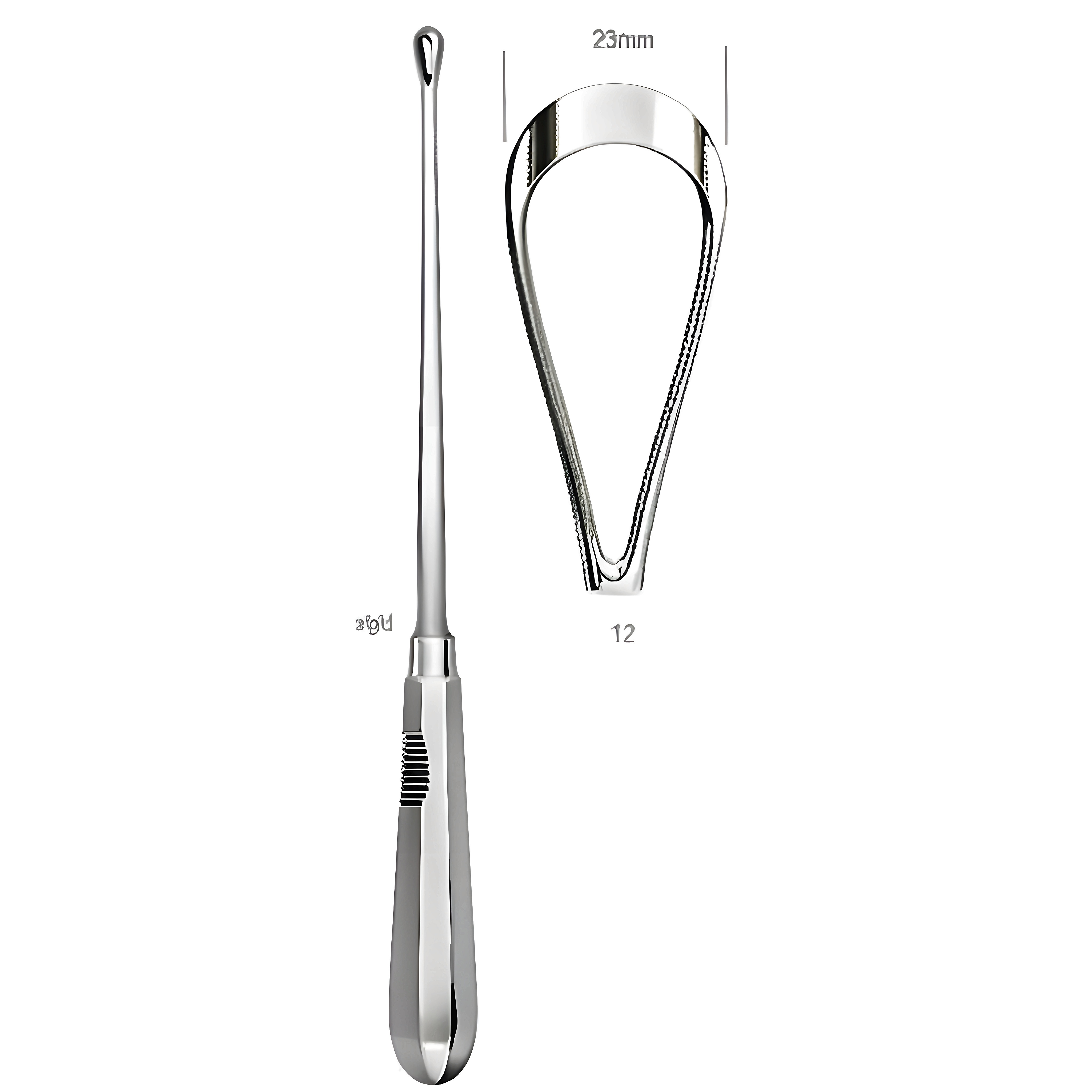 Recamair Curette rigid bl 23mm, 31cm Fig.12