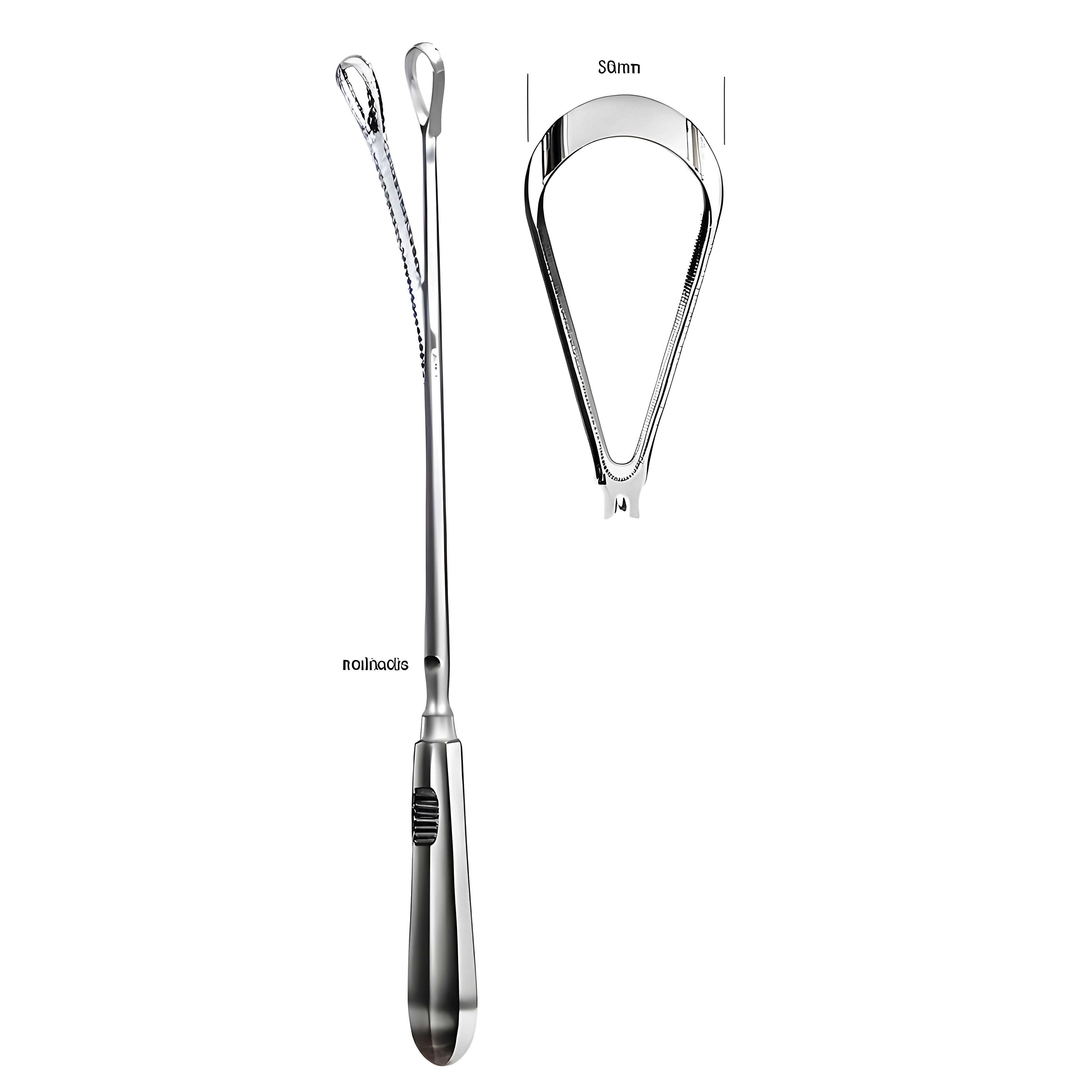 Bumm Curette bl malleable 30mm, 34cm Fig.14