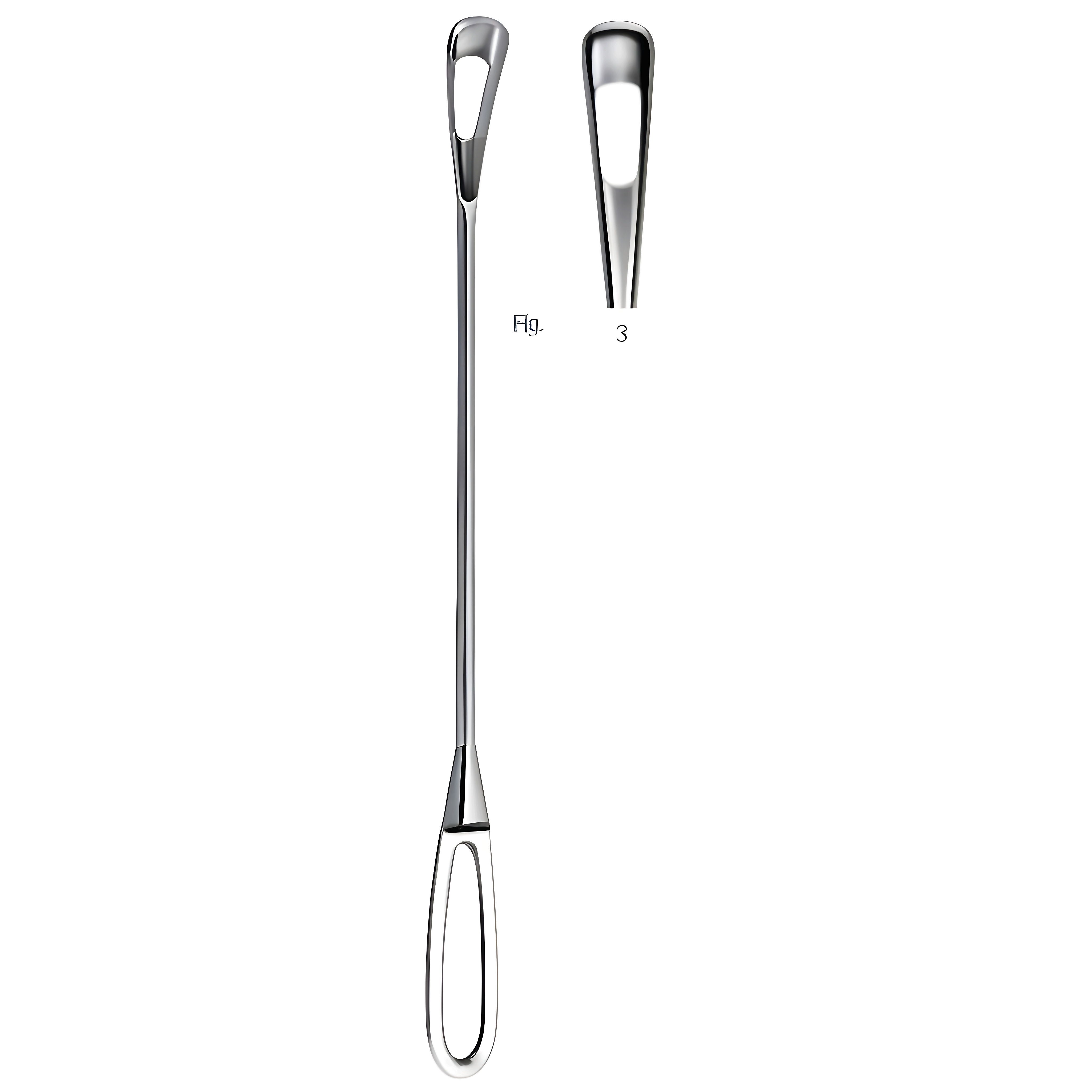 J.A.M.W Uterine Curette 9.0mm, 28cm Fig.4