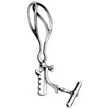 Barnes Neville Simpson Obst.Fcps w/handle 40cm