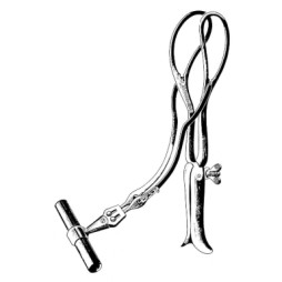 Milne Murray Obst. Fcps with Trac.handle 40cm