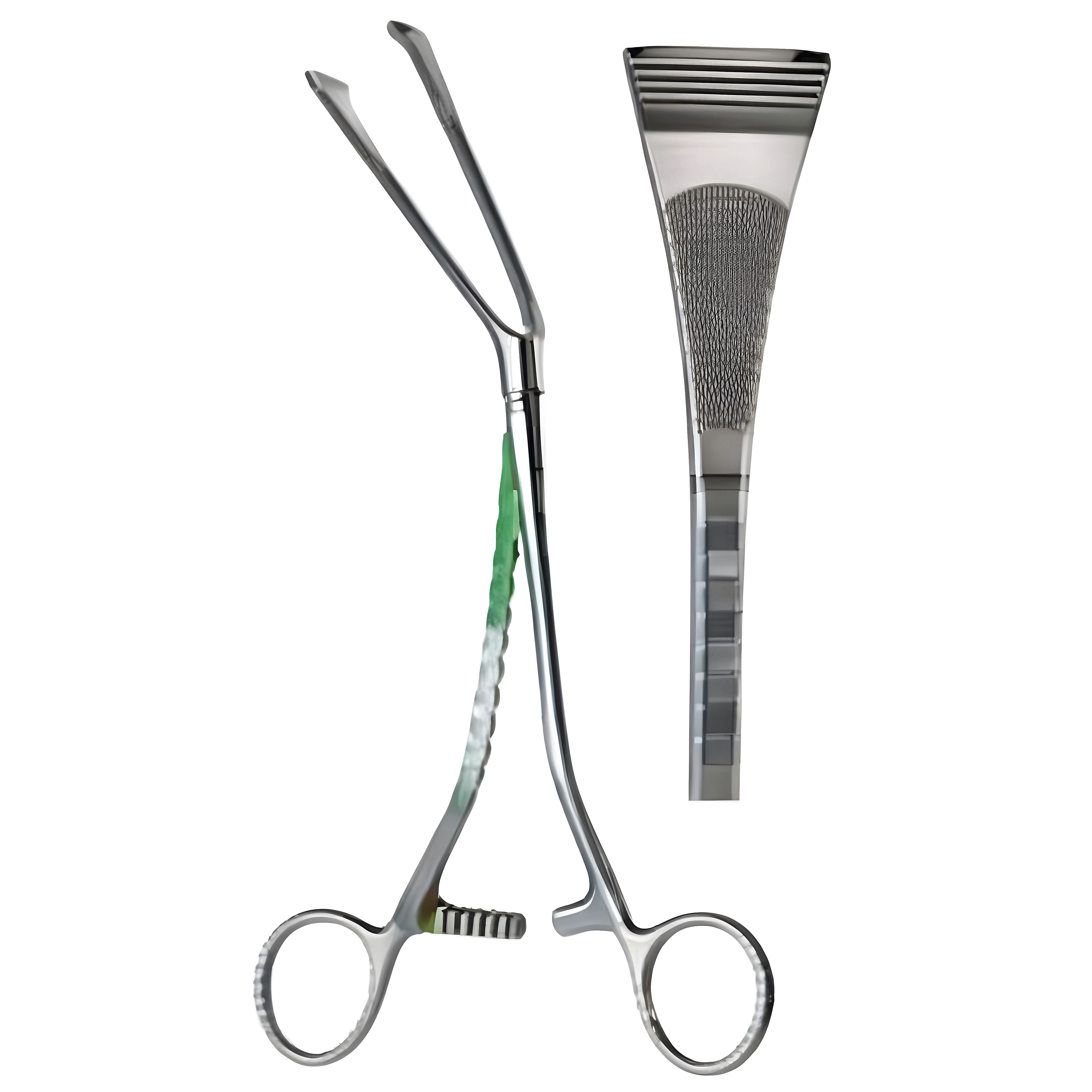 Green Armytage Hemostatic Fcps angled 20cm