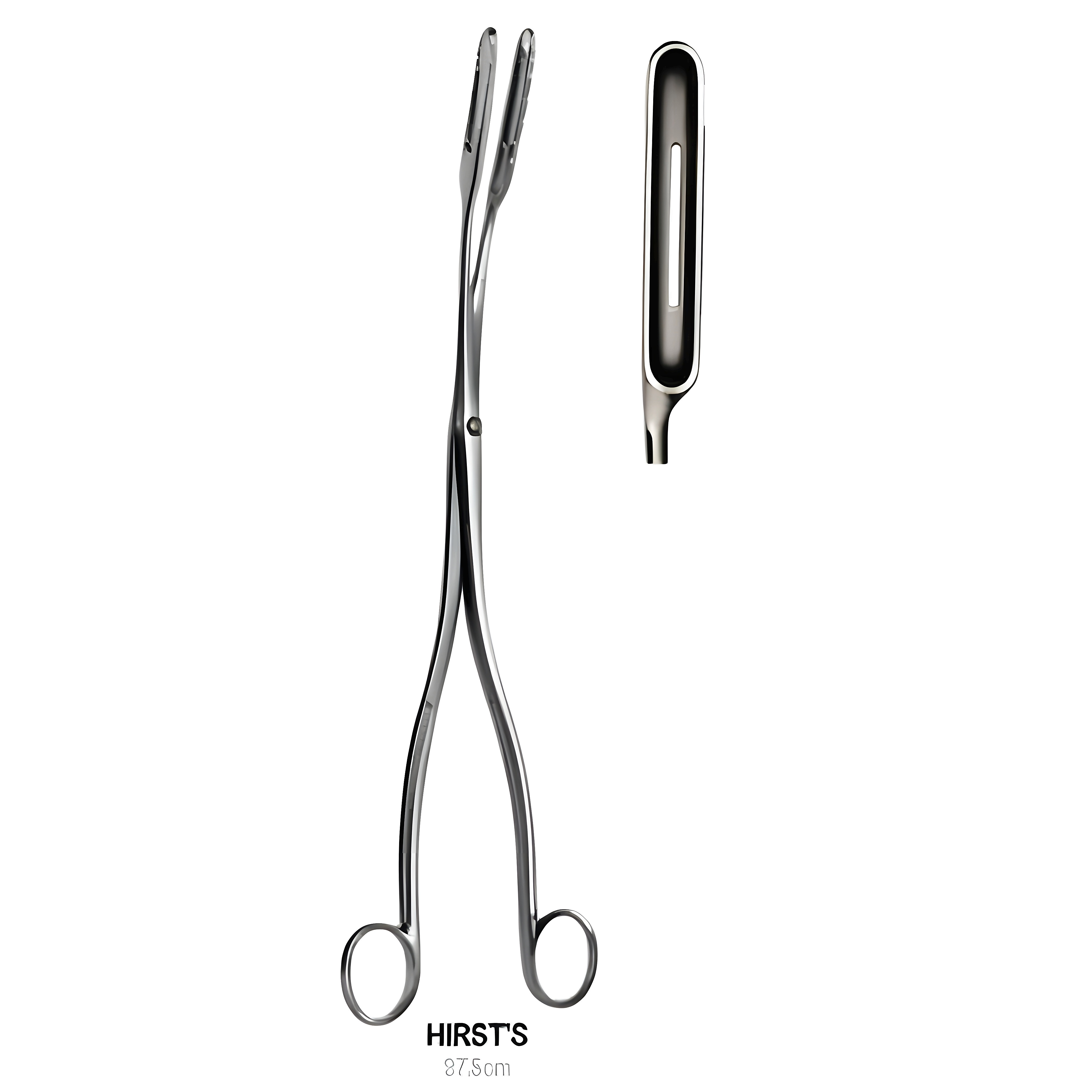 Hirst's Placenta Fcps cvd 7mm, 27.5cm