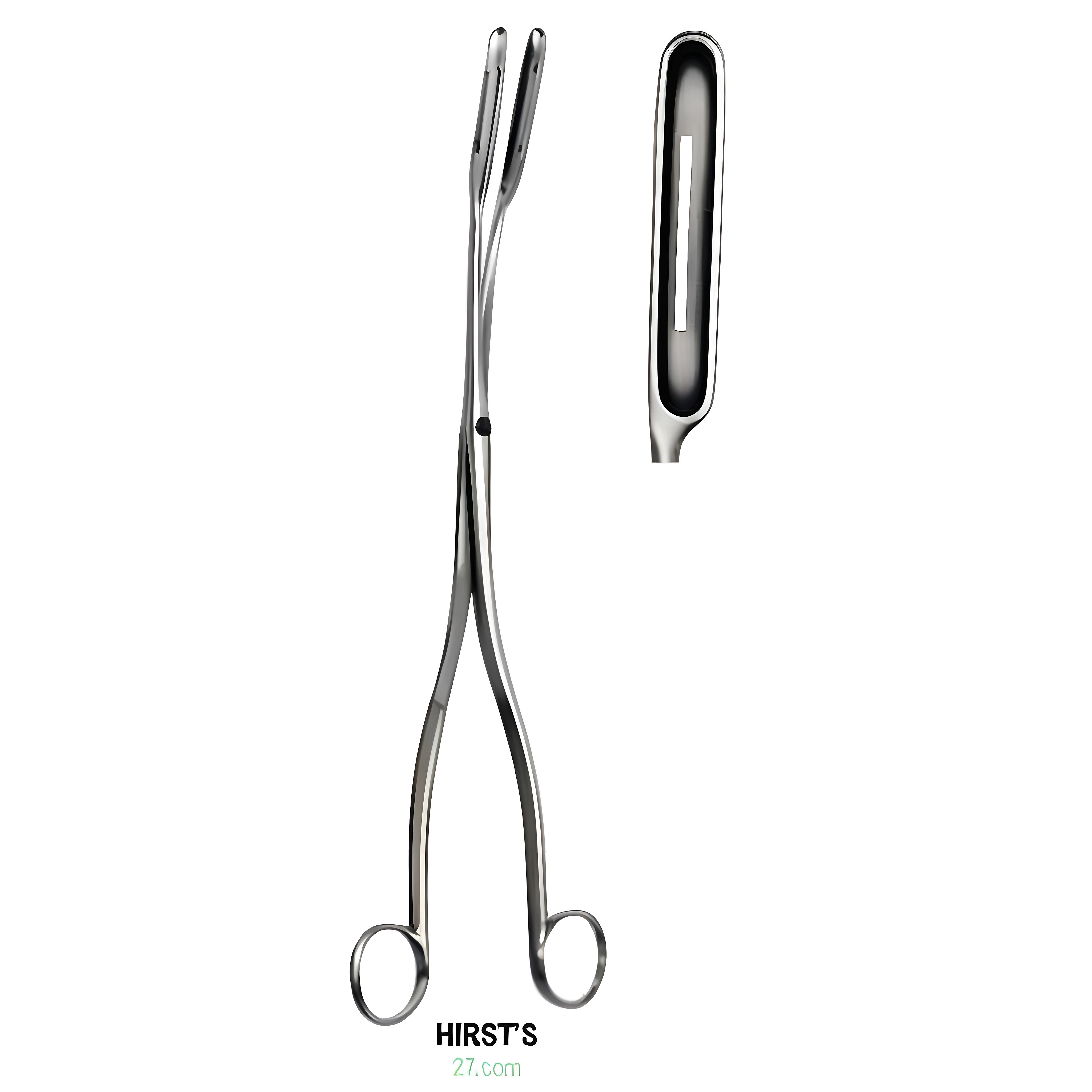 Hirst's Placenta Fcps cvd 8mm, 27.5cm