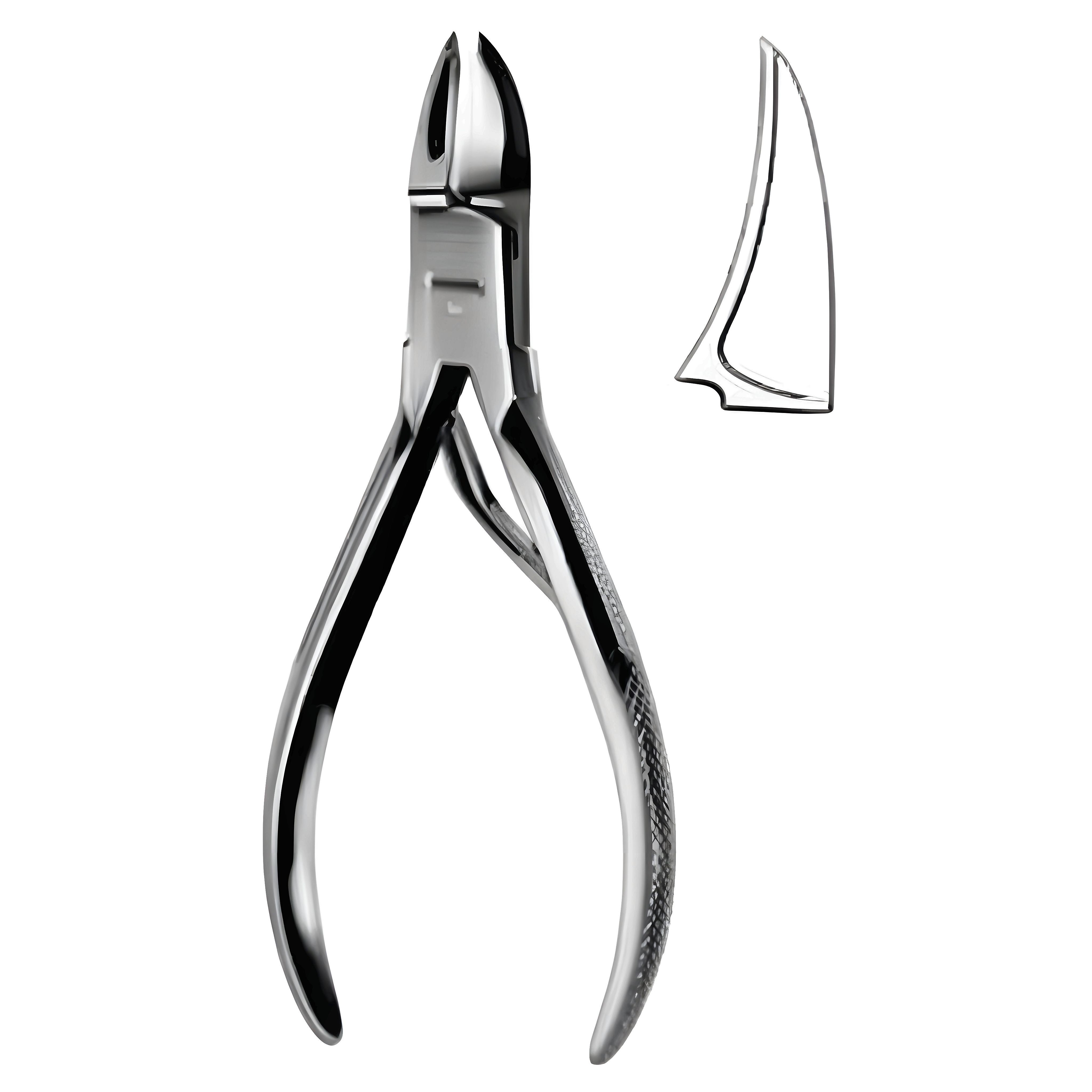 Nail Nipper concave, smooth handle S/J 12cm