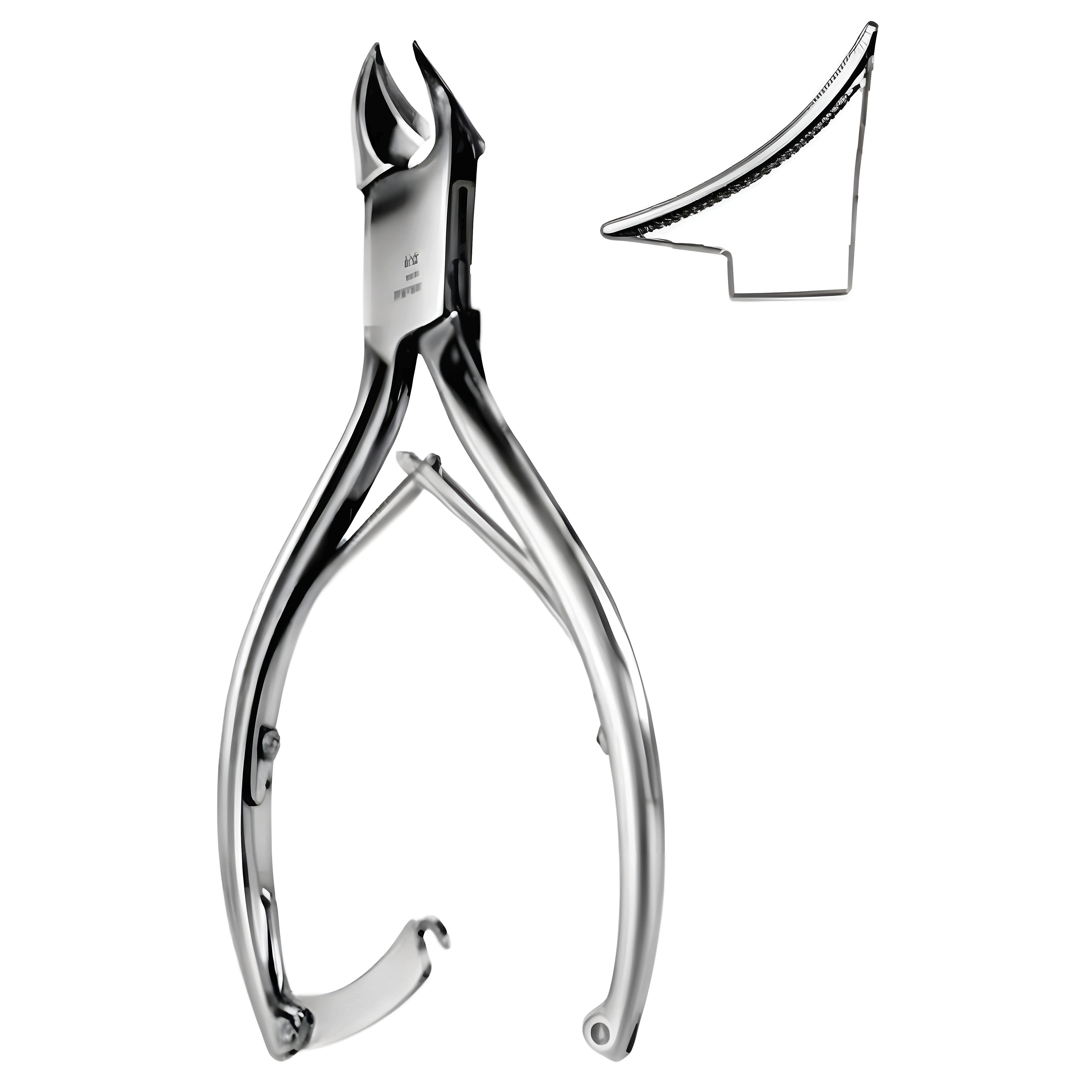 Nail Nipper moon smooth handle 14cm w/lock