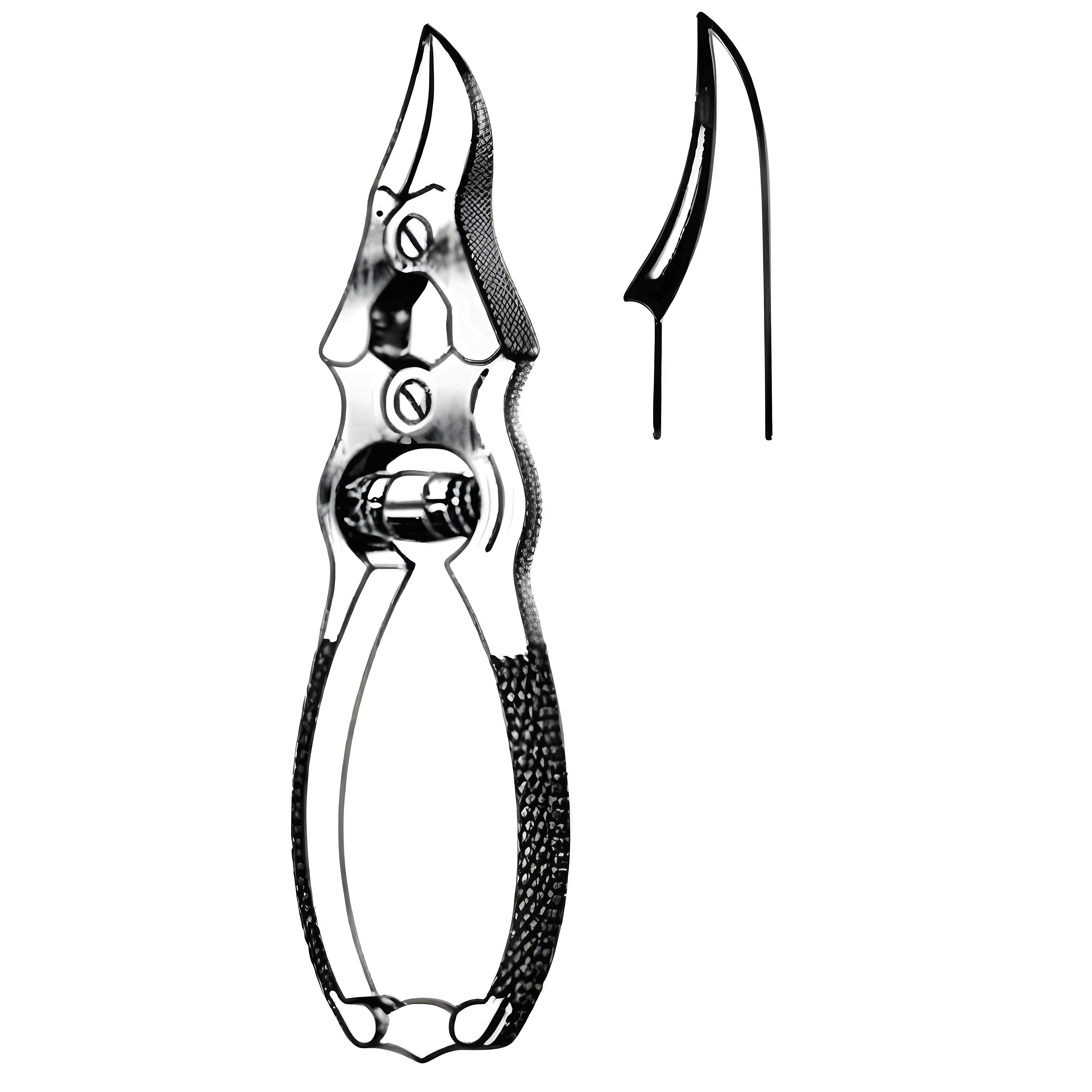 Nail Nipper dbl action w/barrel spring 15cm